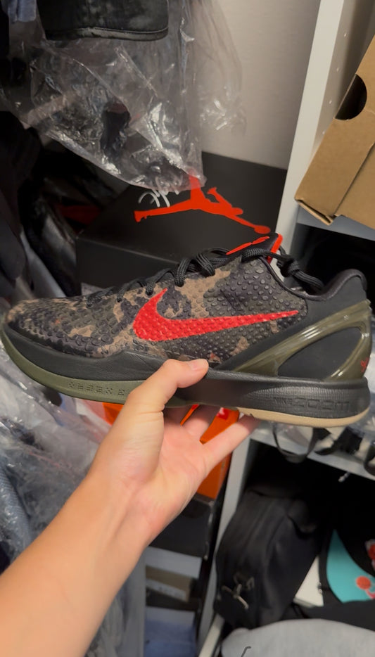 Kobe 6 "Italian Camo" Size 9